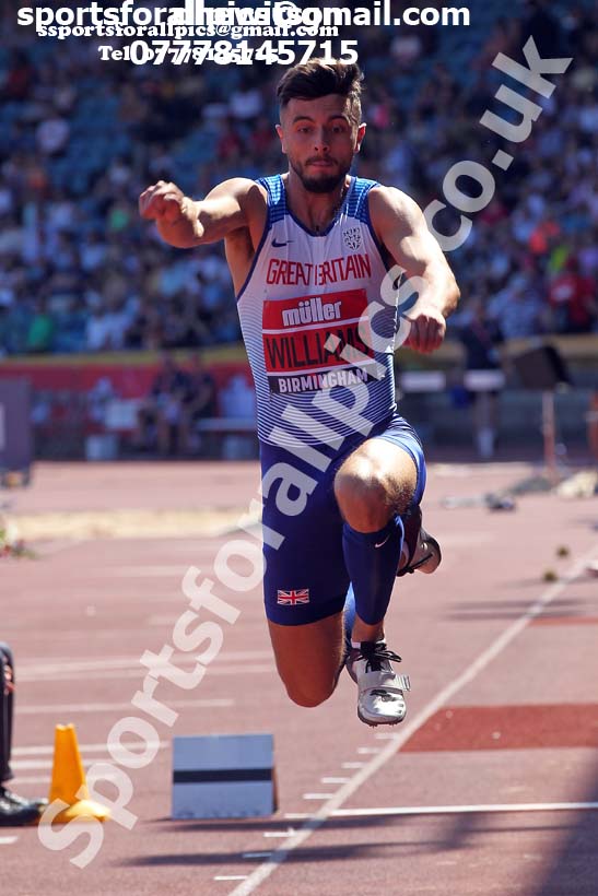 Mens triple jump, 2019 Muller British Championships, Alexander Stadium, Birmingham. Photo: David T. Hewitson/Sports for All Pics